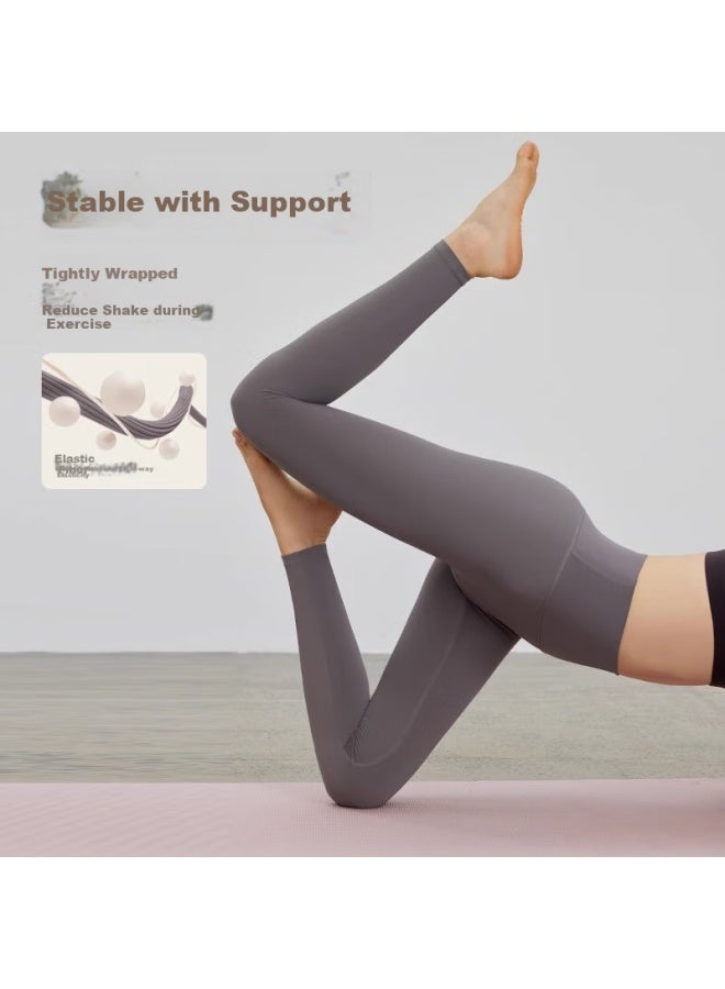Never Me Yoga Outfit For Women, Sports Set For Autumn And Winter, Long-sleeve Quick-dry Ladies Fitness Wear, Running And Pilates Training Clothes, Two-piece Set - Image 3