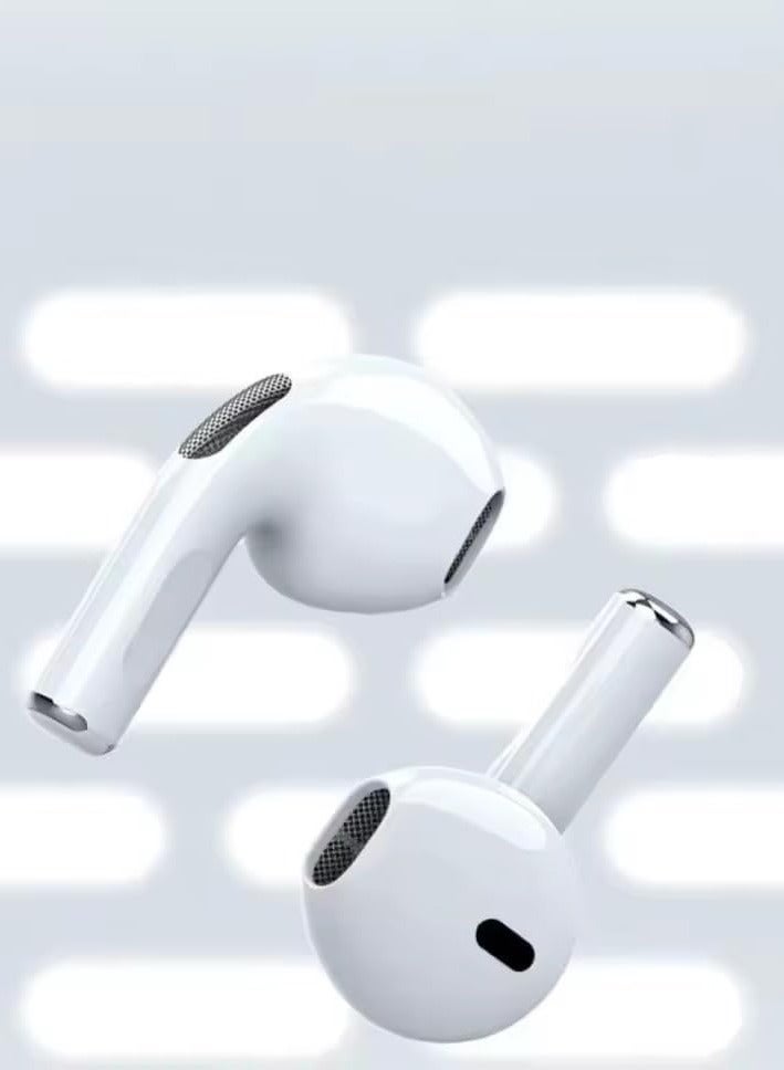 JNUOBI TWS Bluetooth Earphone - Model - LY-22 - Powerful Built-in Microphone - Stylish Design - With Case - White - Image 2