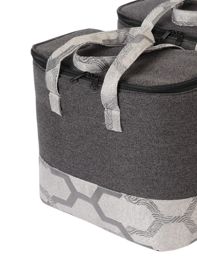 HOMEVEO Basket - Thermos Bag - A practical and durable design for storing tea and coffee thermoses and pots and organizing items. Large size. - Image 4