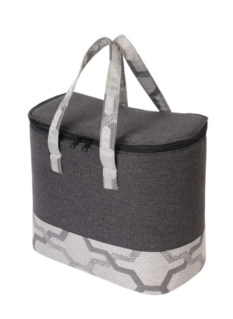 HOMEVEO Basket - Thermos Bag - A practical and durable design for storing tea and coffee thermoses and pots and organizing items. Large size. - Image 1