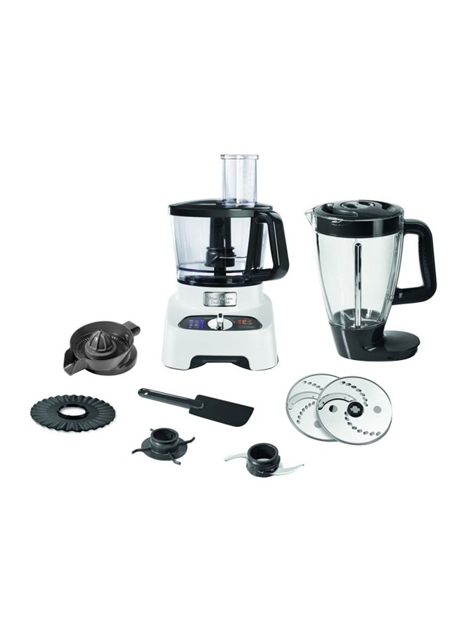 Moulinex Double Force Food Processor 1000W 1000 W FP823125 White/Black - Image 1