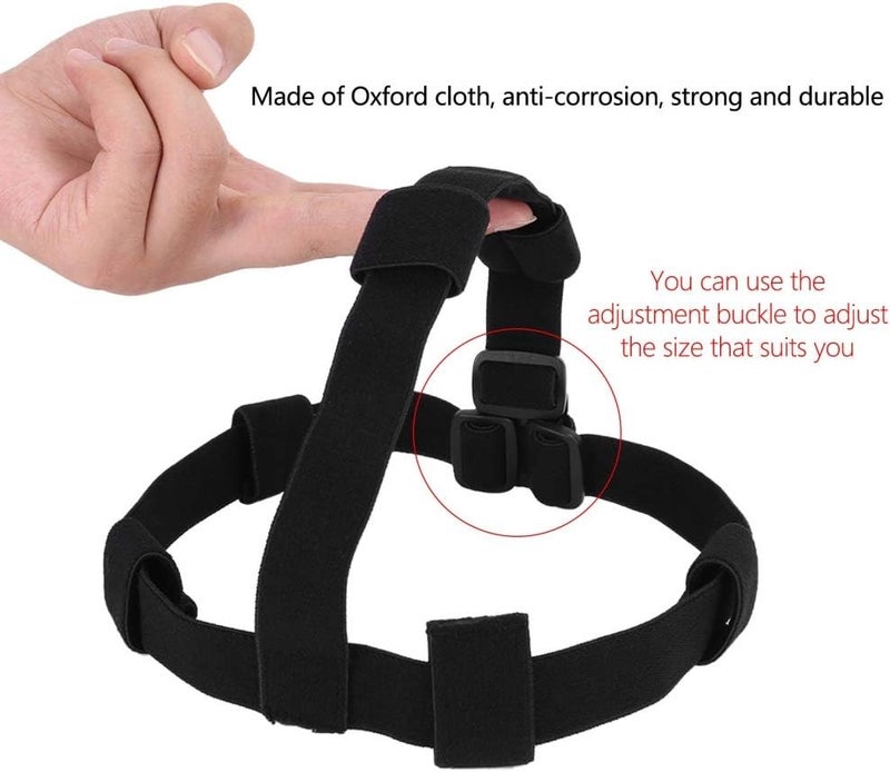 MiOYOOW Head Lamp Strap Elastic Headlight Holder Strap Flashlight Headband for Flashlight with a Diameter of 1833cm - Image 2