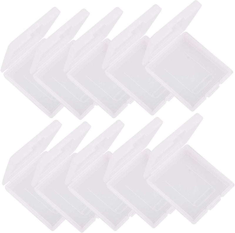 TRADERPLUS 10Pcs Clear Protective Game Cartridge Case Storage Box for Nintendo Gameboy Color GBC GB GBP - Image 1
