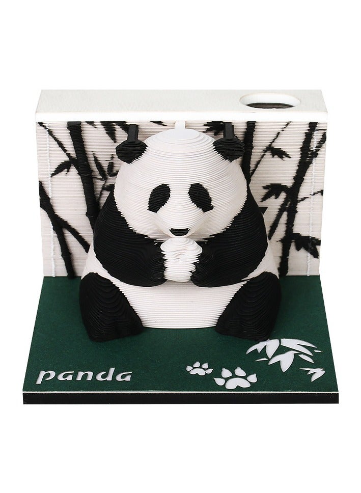Generic Desktop Ornament Paper Carving, 3D Sticky Note Paper 