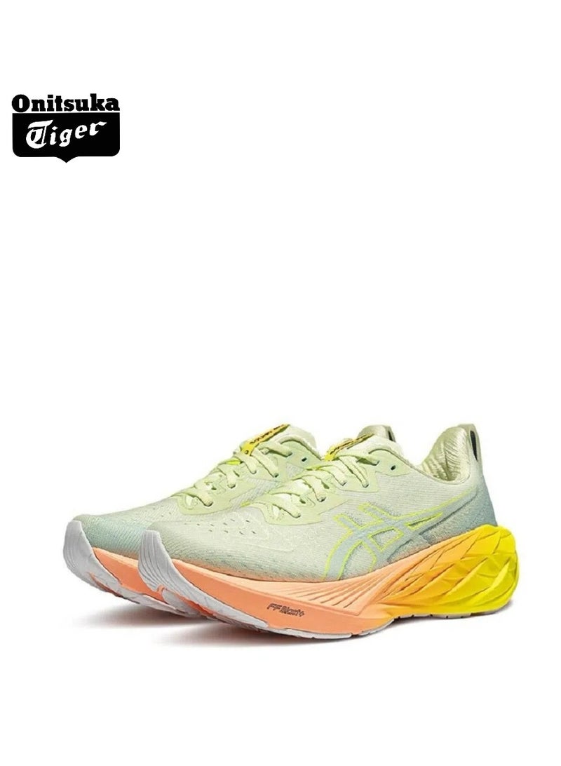 Onitsuka Tiger Outdoor Running Shoes Yellow/Green for Beginner Runners/Marathon/Long Distance Running for Men/Women/Students - Image 2