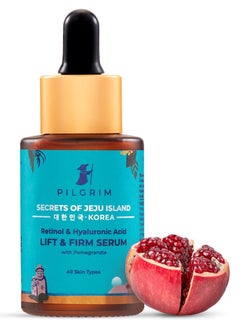 PILGRIM Lift & Firm Anti Aging Serum | Retinol serum for face| Reduce Fine Lines & Wrinkles|For Men & Women |All Skin Types|30ml