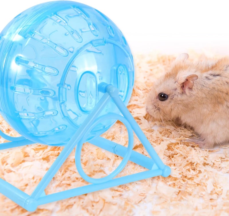 Hamster Running Exercise Wheel with Stand, Small Pet Exercising Roller for Hamsters and Squirrels, Random Color, Pet Activity Plaything - Image 4