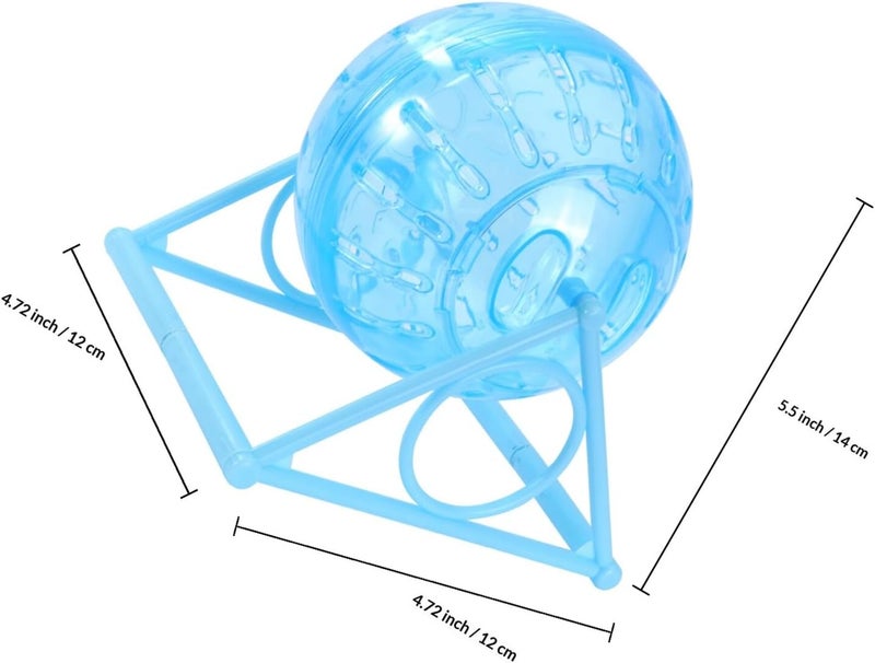 Hamster Running Exercise Wheel with Stand, Small Pet Exercising Roller for Hamsters and Squirrels, Random Color, Pet Activity Plaything - Image 2