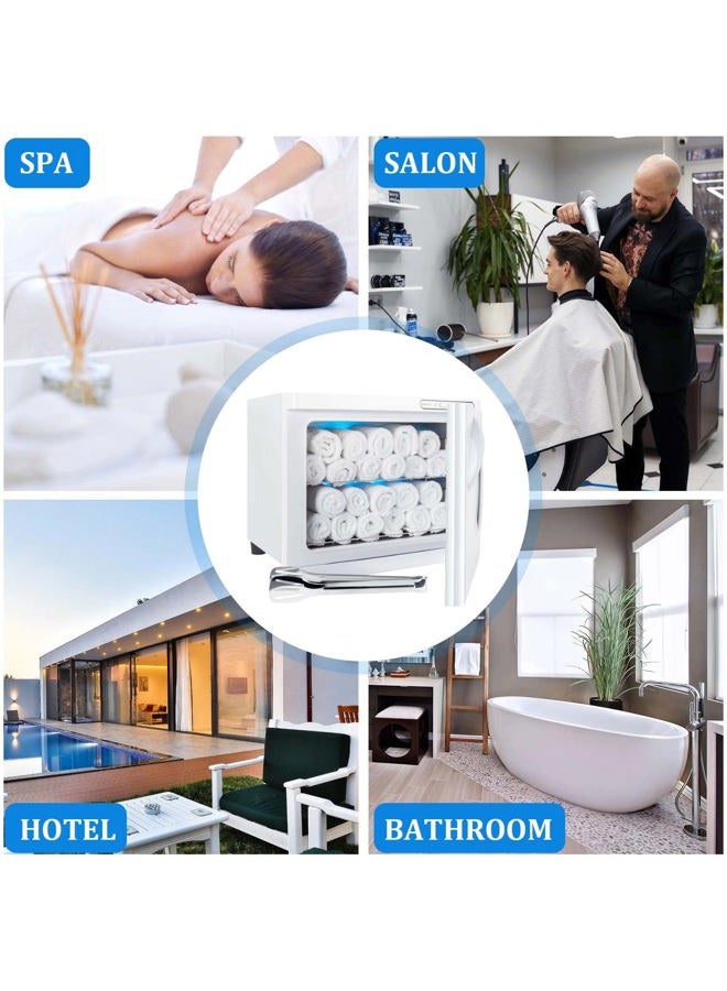 JXSDLIY Hot Towel Cabinet 23L Large Capacity - Professional Spa Hot Towel Warmers for Facials Towel Heater for Salon Beauty Hotel Bathroom Home Use Steam Towel Warmer with See-Through Window (white) - Image 5
