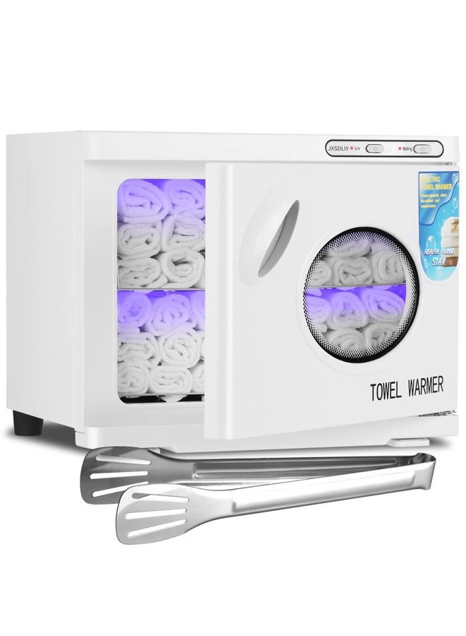 JXSDLIY Hot Towel Cabinet 23L Large Capacity - Professional Spa Hot Towel Warmers for Facials Towel Heater for Salon Beauty Hotel Bathroom Home Use Steam Towel Warmer with See-Through Window (white) - Image 1