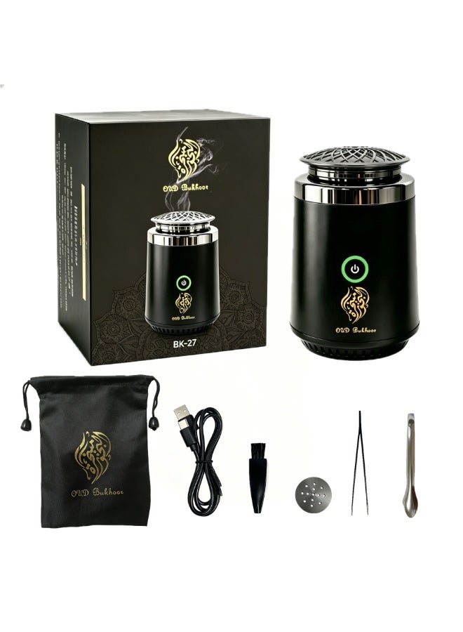 مبخرة عود بخور إلكترونية BK-27، قابلة للشحن عبر USB - Image 3