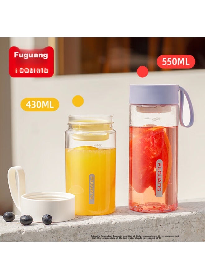 Tomimitsu Fuguang Summer Women's Sports Water Bottle, Children's Portable Cup, Men's Summer Cup, Handheld Cup, Pink, 550ml - Image 5