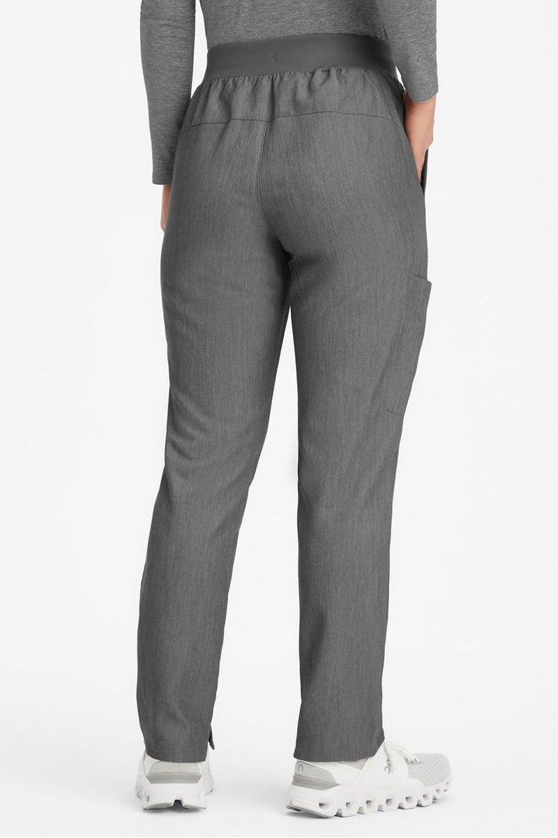 Fabletics Women's Performance Scrub Pant - MotionTech, 4-Way Stretch, Pocket-Packed, Lightweight, Semi-Slim Fit, 4X / Short 26 in | 26, Wine - Image 4