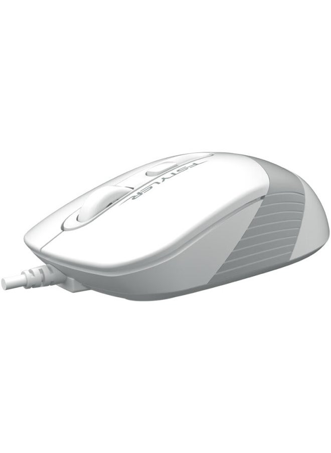 A4TECH A4tech Fm10s Silent Wireless Mouse For Laptop And Desktop, Office And Home Use, Portable, Non-slip Dual-color Wing Design, Usb Interface, Ivory White  - Image 2