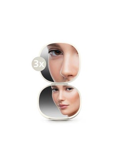 Joseph Joseph 75006 Viva Magnifying Compact Cosmetic Mirror 1X/3X Shell  - Image 2
