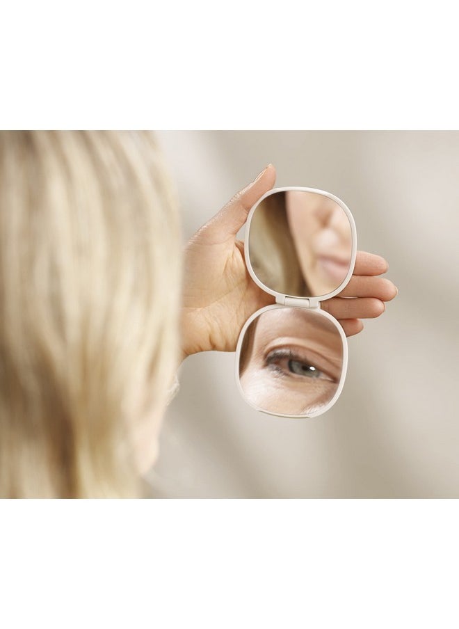 Joseph Joseph 75006 Viva Magnifying Compact Cosmetic Mirror 1X/3X Shell  - Image 3