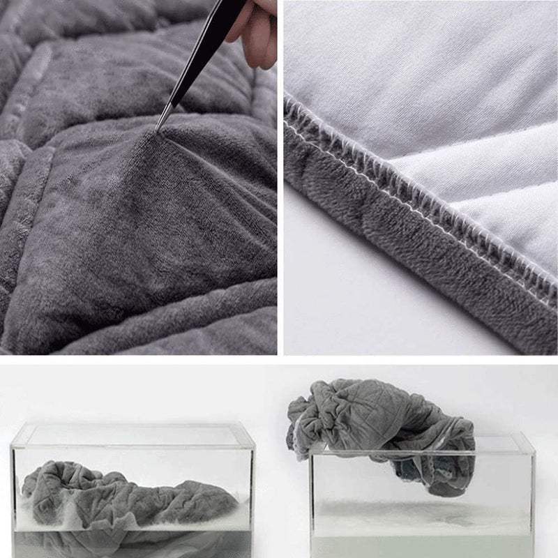 Bed Head Headboard Slip Super Soft Thicken Velvet Cotton Single Double King Bed Headboard Backrest Protector Nordic Style Bedroom Decoration Grey2-100cm (Brown 140cm) - Image 4