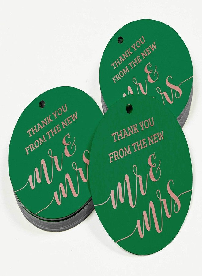 Inkdotpot Thank You from The New Wedding Bottle Tag Rose Gold Foil Favor Hang Tags Pack of 100 - Image 3