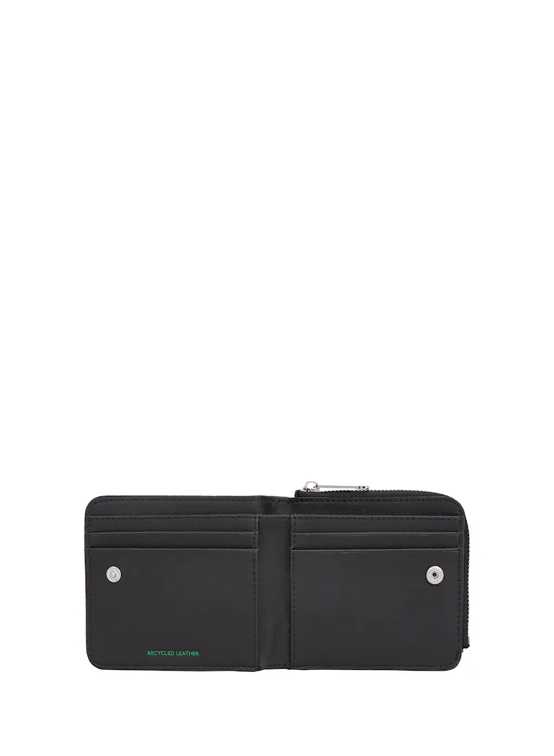 تومي جينز Logo Print Linear Bifold Wallet
