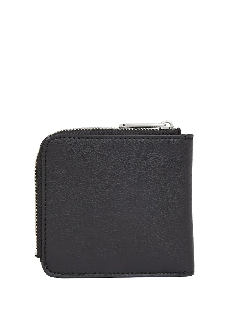تومي جينز Logo Print Linear Bifold Wallet
