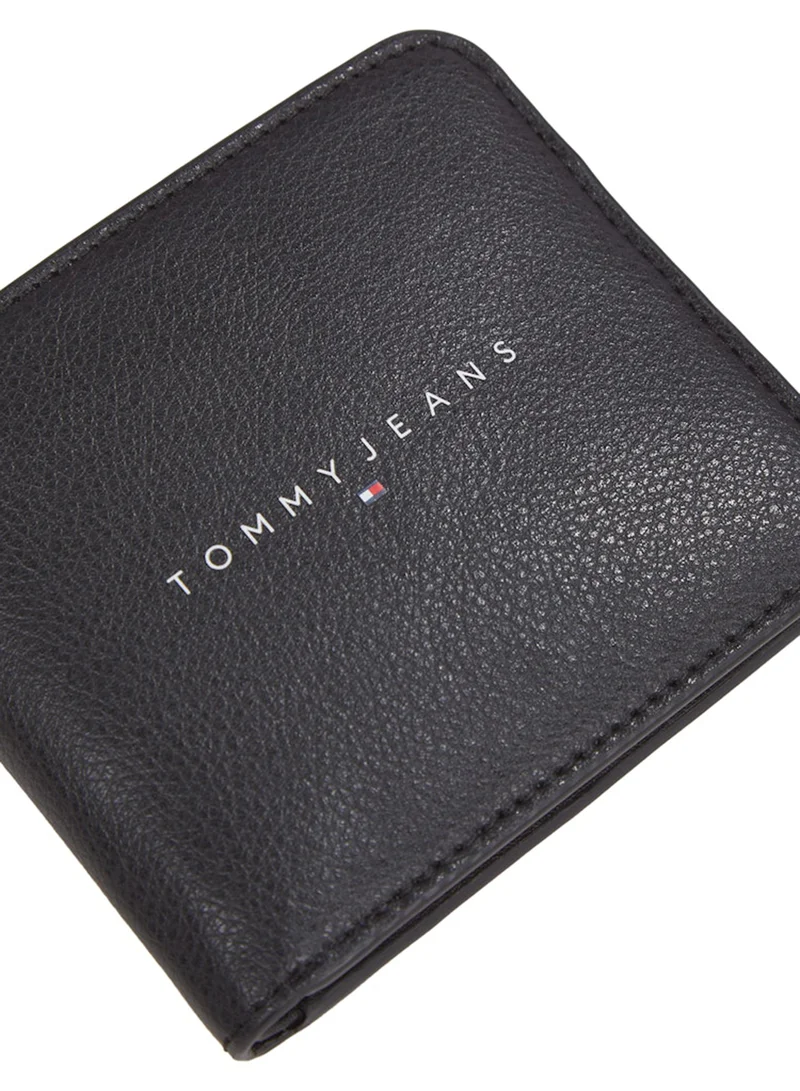 تومي جينز Logo Print Linear Bifold Wallet
