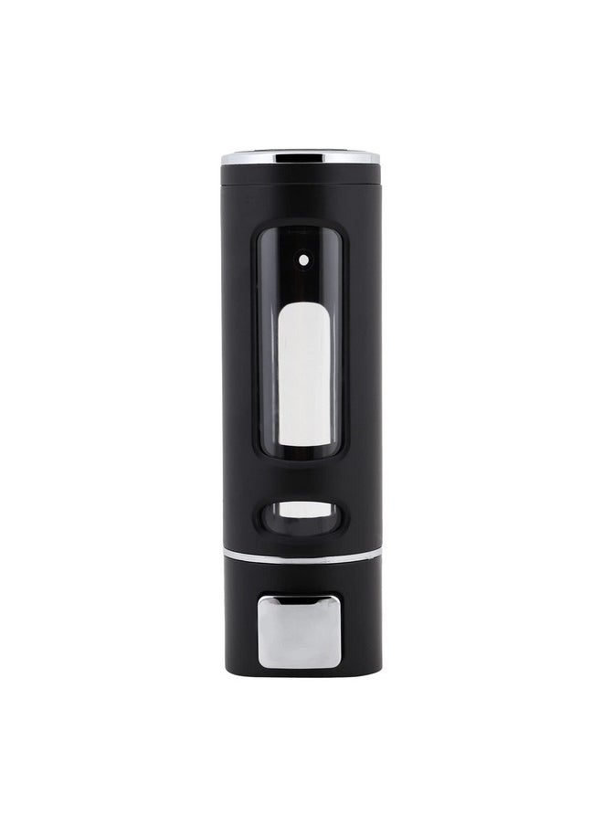 Kkd KKD® ABS Plastic Wall Mounted Cylindrical Soap Dispenser, Leak-Free Multipurpose Liquid Dispenser for Hand Wash,Shampoo, Gel Dispenser for Bathroom/Basin/Kitchen Sink (Black, 400 ml) (Pack of 2)  - Image 4