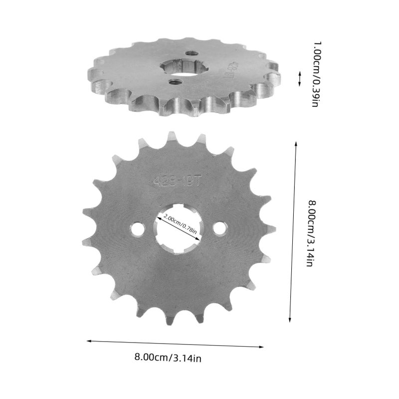 ATV Engine Chain Front Sprocket Replacement Iron Material for Off-Road Motorcycle Enhanced Acceleration - Image 3