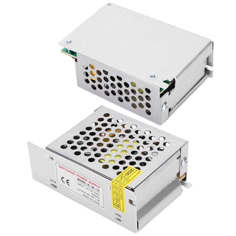 Switch Power Supply: 12V DC Aluminum Alloy - High Efficiency Low Ripple DC12V Adapter for Industrial Automation, LED Screen, 3D Printer, CCTV - Image 5