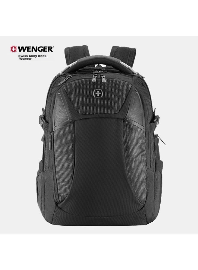 Wenger Swiss Army Knife 15-inch Laptop Bag, Business Backpack For Men And Women, High-tech Large Capacity, Premium Black - Image 4