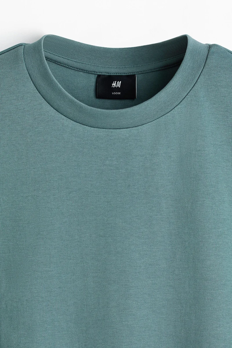 H&M  Loose Fit Interlock T-shirt for Men | Best Price UAE
