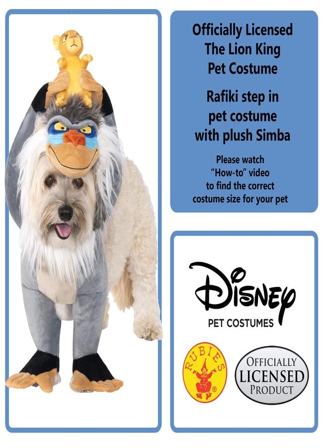 Rubies Disney Lion King: Rafiki Pet Costume for For Dogs or Cats, XL - Image 3