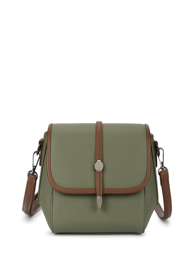 Fastrack Orbit Flap Sling | Faux-Leather Women’s Sling Bag | Spacious Compartment & Detachable Strap for Daily Use - Image 1