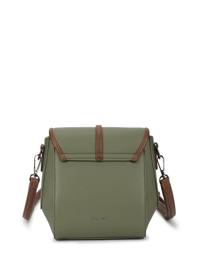 Fastrack Orbit Flap Sling | Faux-Leather Women’s Sling Bag | Spacious Compartment & Detachable Strap for Daily Use - Image 5