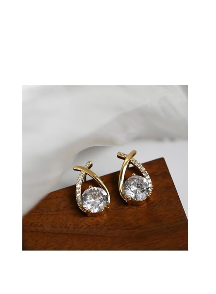 Women Earrings Stylish Design Simple and Versatile Highlight Personal Temperament and Charm Small Earrings - Image 2