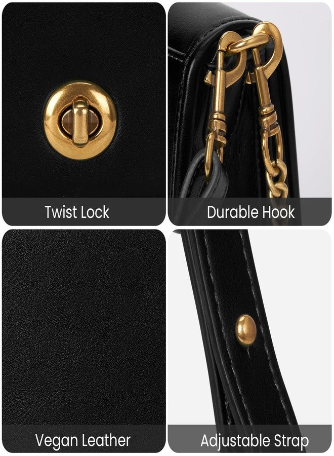 JQWSVE Shoulder Bag Purses for Women Cute Dinky Bag Small Clutch Handbag Faux Leather Shoulder Purse Trendy Everyday Bag - Image 4