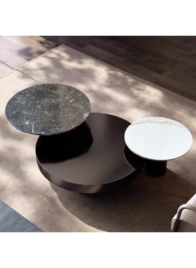 بيتونيا طاولة قهوة 3 قطع اشورا - اسود - Image 4