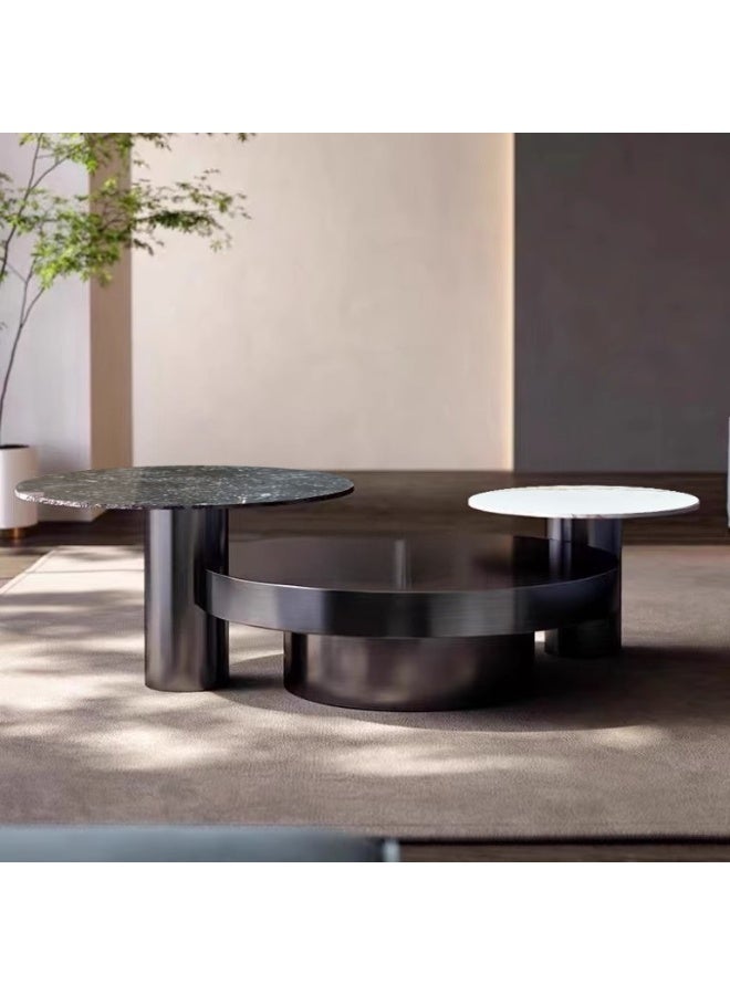 بيتونيا طاولة قهوة 3 قطع اشورا - اسود - Image 2