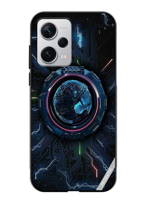 Protective Case Cover For Xiaomi Redmi Note 12 Pro Plus Rainmeter Design Design Multicolour