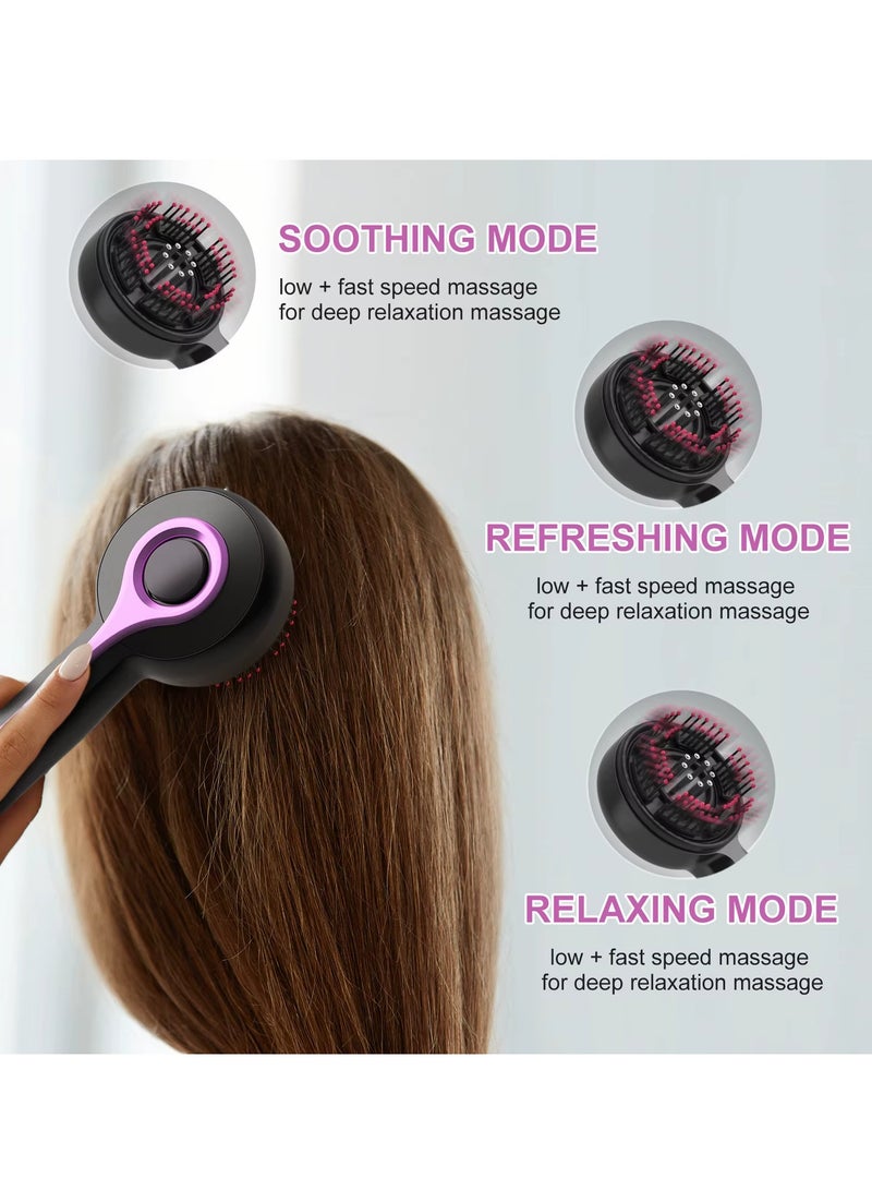 Prime by javaudan Scalp Massaging Brush with Oil Applicator with Red Light Therapy Cordless Electric Massager for Scalp & Hair, Portable Deep Massager for Hair & Head Relaxation, IPX7 Waterproof Oil Dispenser for Hair 3 Modes - Image 5