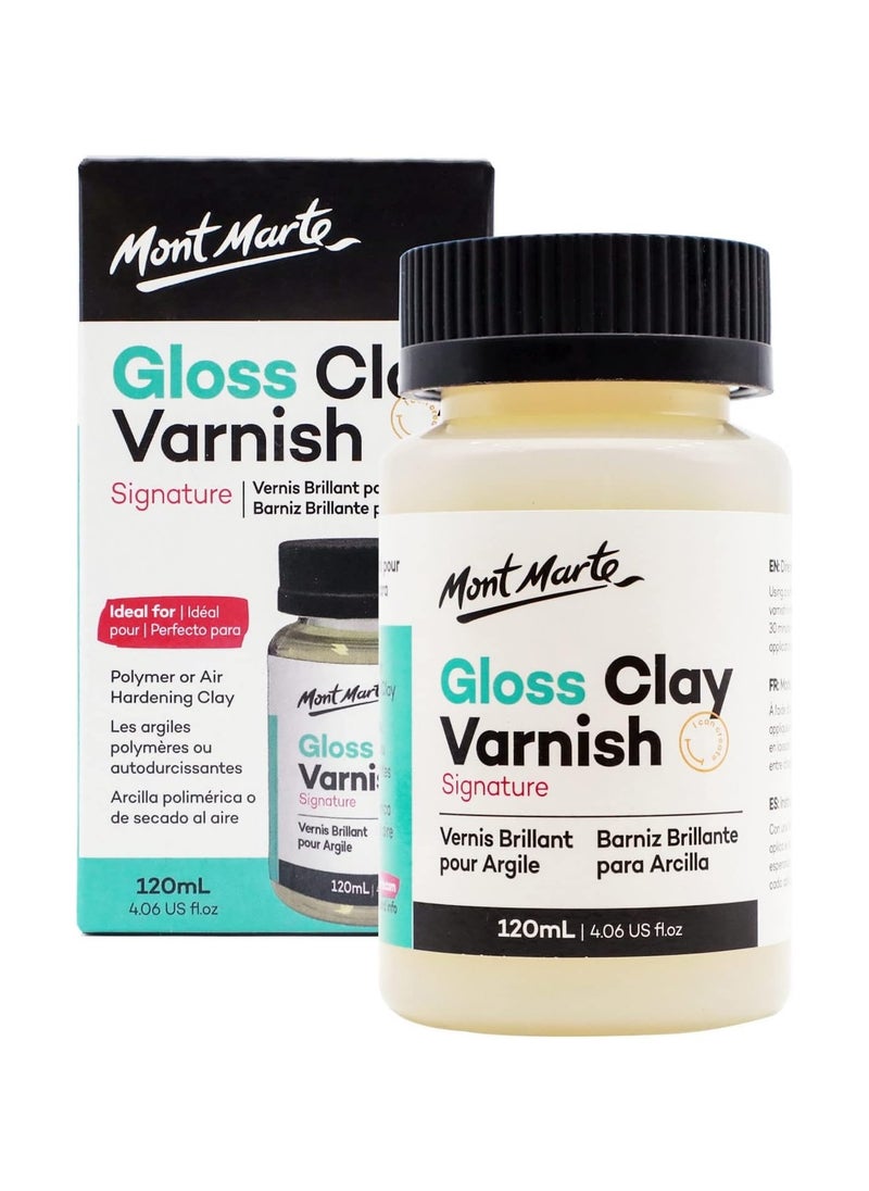 Mont Marte - Gloss Varnish For Clay 120ml Content - Image 1