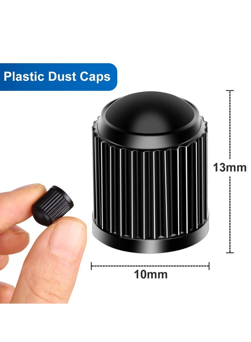 Bukela 20 Pack Tyre Valve Dust Caps for Car, Motorbike, Trucks, Bike, Bicycle (Black)  - Image 3