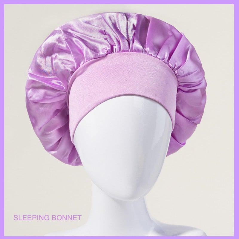SUPHOUSE Heatless Curls Overnight Hair Curlers with Satin Pillowcase for Hair and Skin Queen Set, Sleeping Bonnet Eye Mask and Face Massager, 12pcs Hair Styling Tools Set for Sleeping(Purple) - Image 5