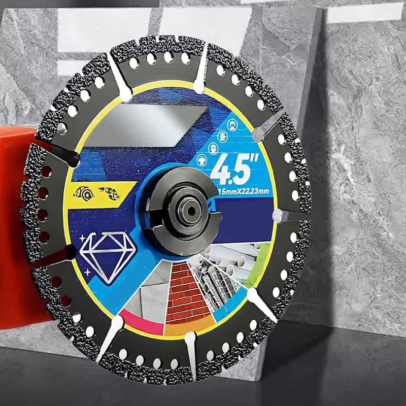 4.5 بوصة 3 قطع قرص منشار عجلة ملحقة طاحونة زاوية للبلاط الرخام الخرسانة الفولاذ - Image 4