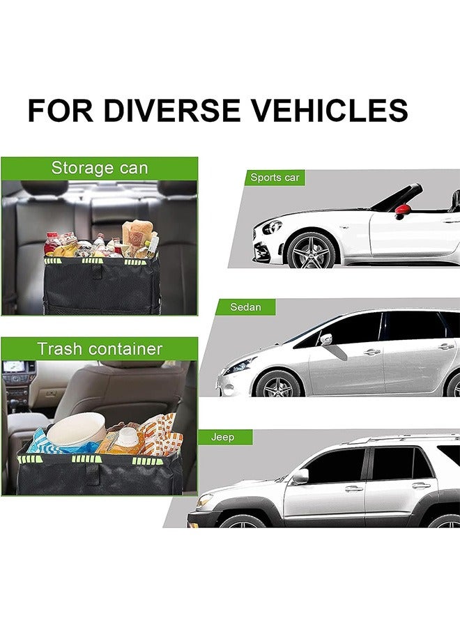 Generic Foldable Car Garbage Can Oxford Garbage Bag Adjustable Straps Can Be Hung for Home, Car, Camping  - Image 5