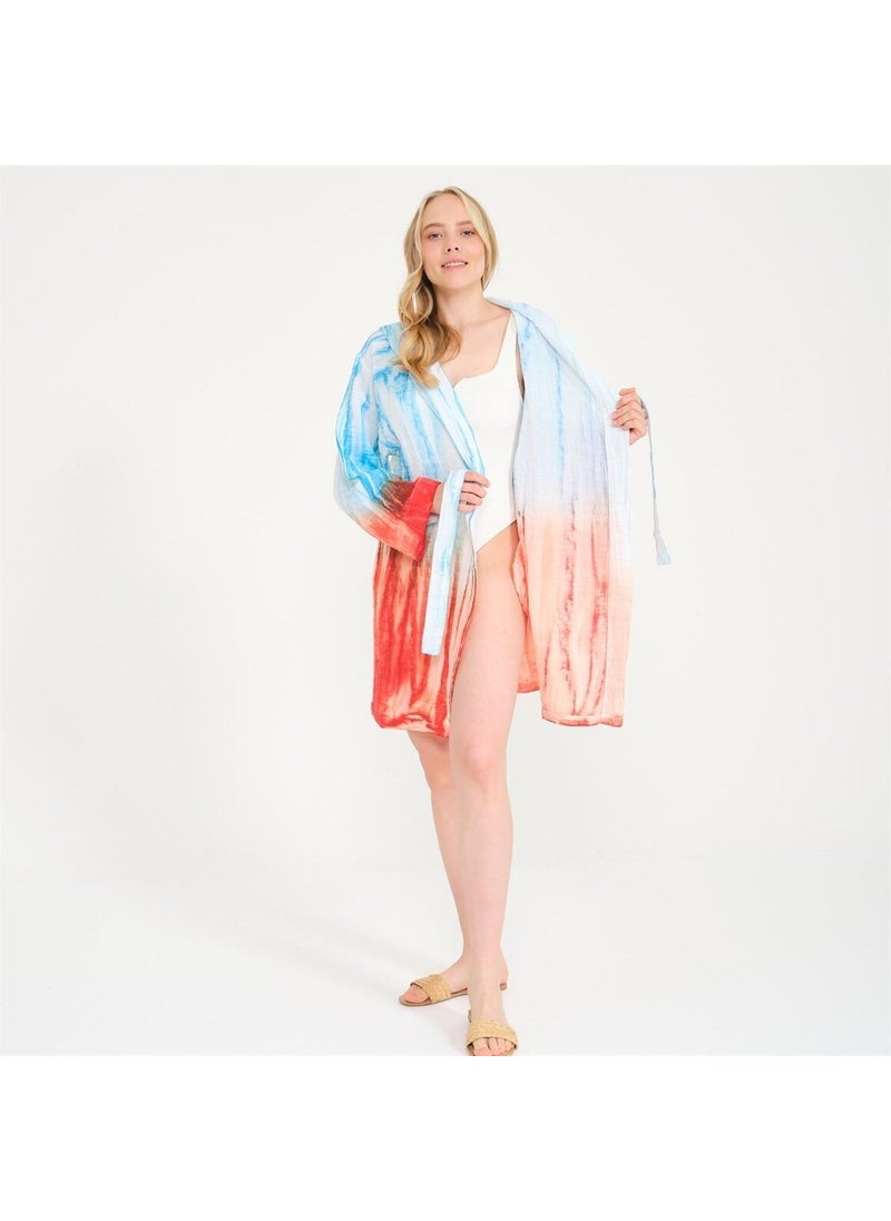 Miespiga Colorato Batik Muslin Bathrobe  - Image 1