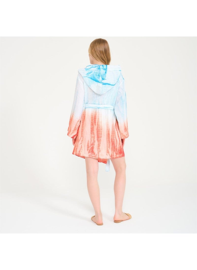 Miespiga Colorato Batik Muslin Bathrobe  - Image 4