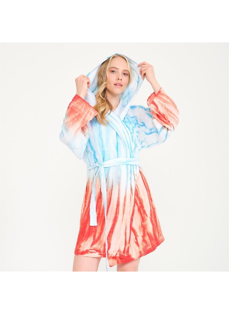 Miespiga Colorato Batik Muslin Bathrobe  - Image 5