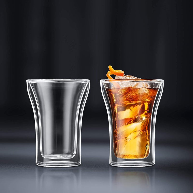 Baskety Insulated Double Wall Glasses Durable 200 ml Coffee Glasses Tea Cups Latte Glasses Double Wall Coffee Cups Pack of 1 - Image 3