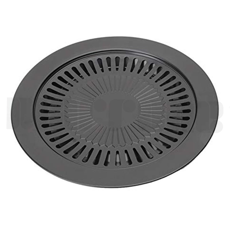 Marrone Marron Aluminum Non Stick BBQ Gas on Grill Baking Tray Smokeless Barbecue Home Tandoor Cook Tool Electric Gas Grill Stove for Meat Corrosion - Image 4
