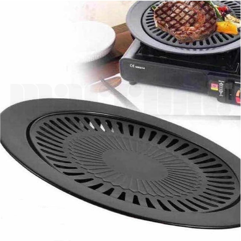 Marrone Marron Aluminum Non Stick BBQ Gas on Grill Baking Tray Smokeless Barbecue Home Tandoor Cook Tool Electric Gas Grill Stove for Meat Corrosion - Image 2
